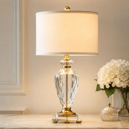 Crystal Glass Table Lamp