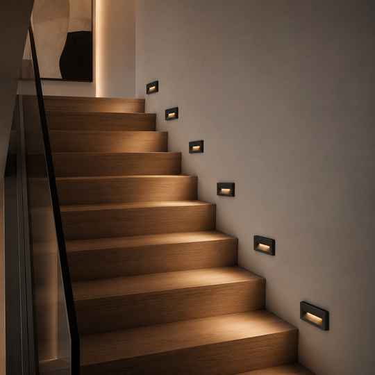 LED Stair Step Lights – Set of 6