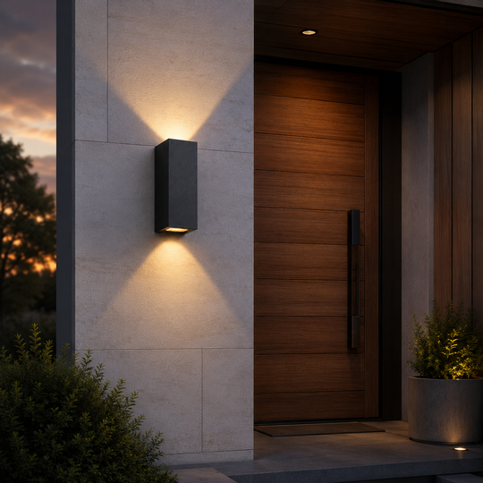 Modern Up & Down Outdoor LED Wall Light