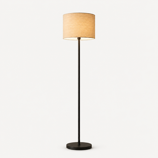 Modern Fabric Shade Floor Lamp